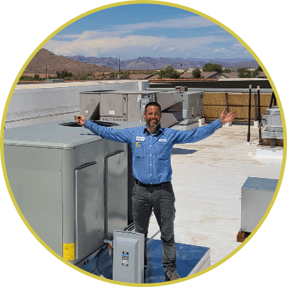 george-on-roof-of-commercial-building